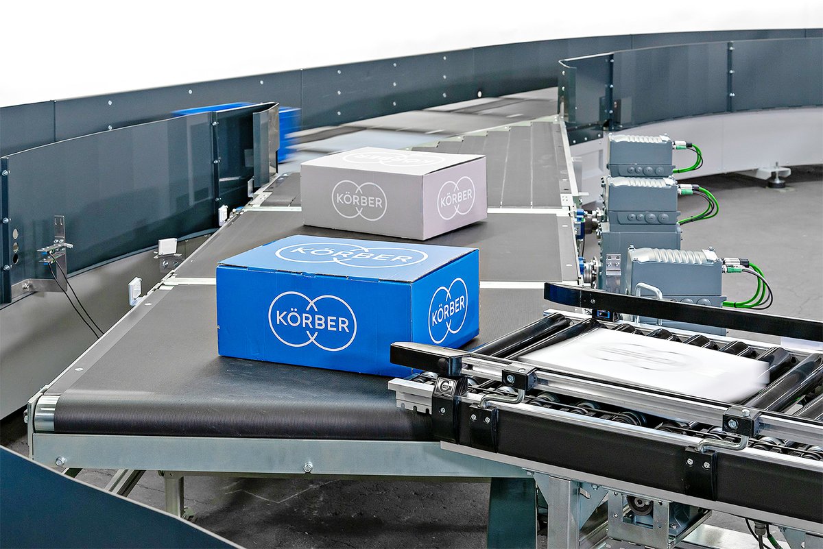 Crossbelt Sorter - Körber Supply Chain