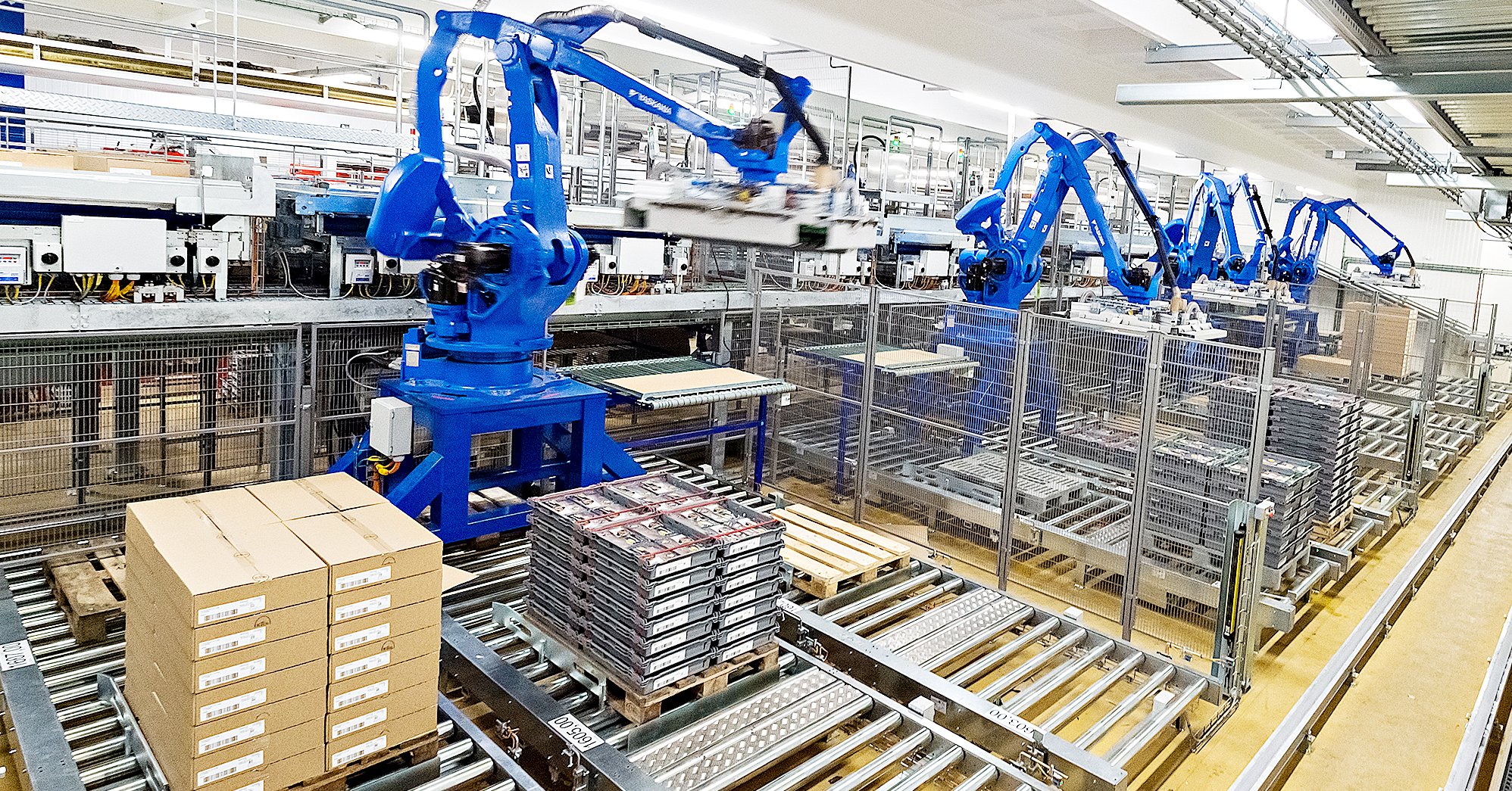 Robots paletizadores Körber Supply Chain