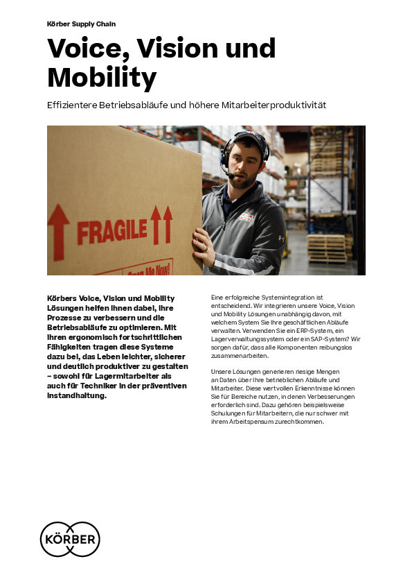 Voice, Vision und Mobility