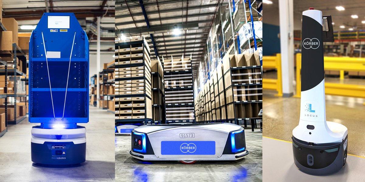 Leveling up warehouse processes with mobile robots Körber Supply