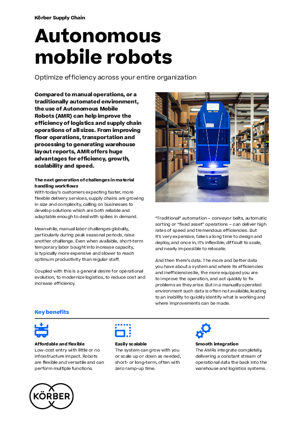 Autonomous mobile robots